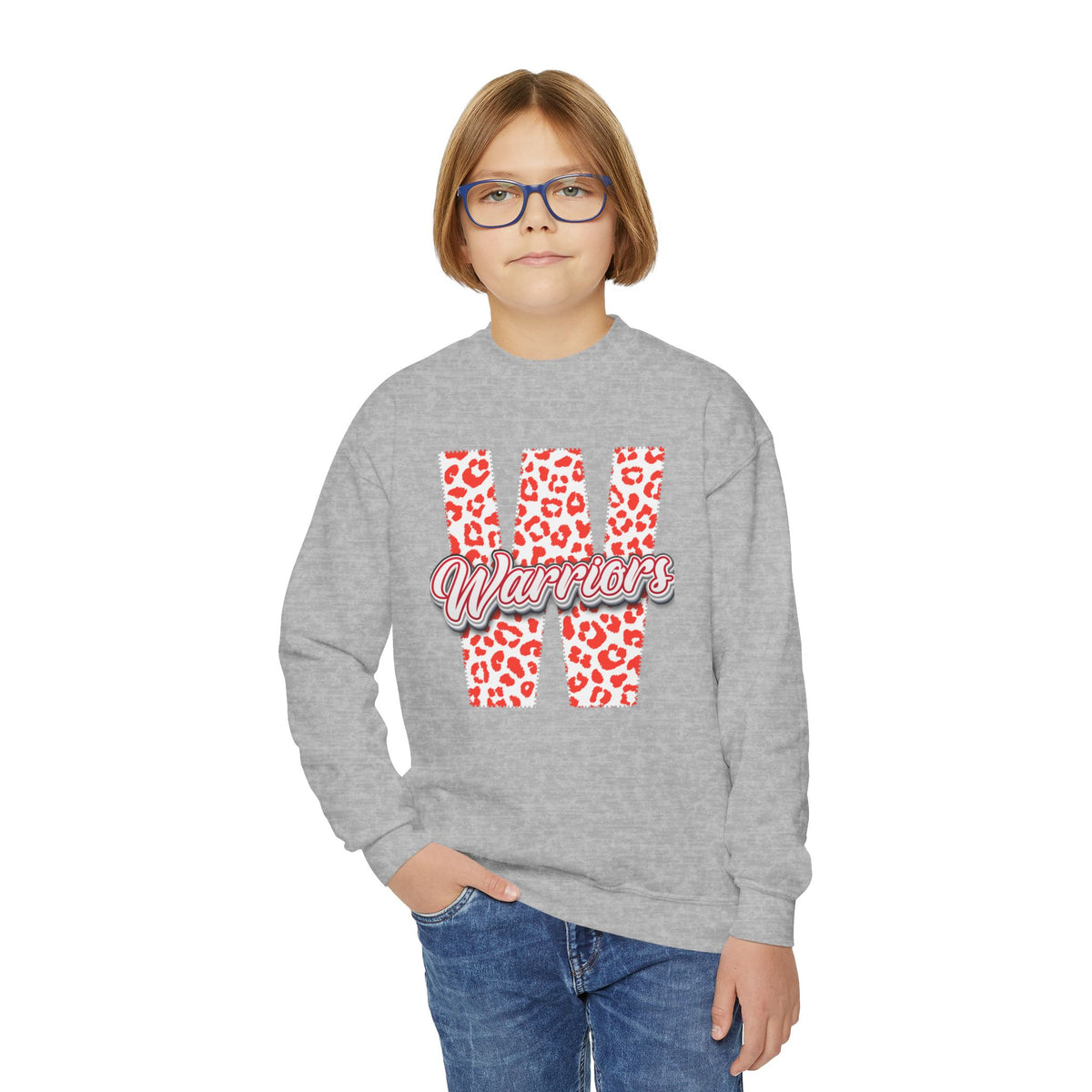 YOUTH. Westside Warriors Youth Crewneck Sweatshirt