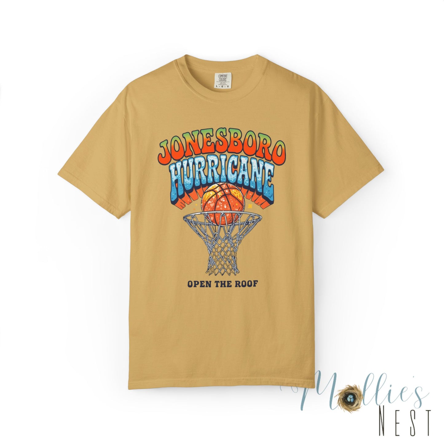 Retro Basketball Unisex T-Shirt Jonesboro Hurricane. ADULT