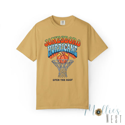 Retro Basketball Unisex T-Shirt Jonesboro Hurricane. ADULT