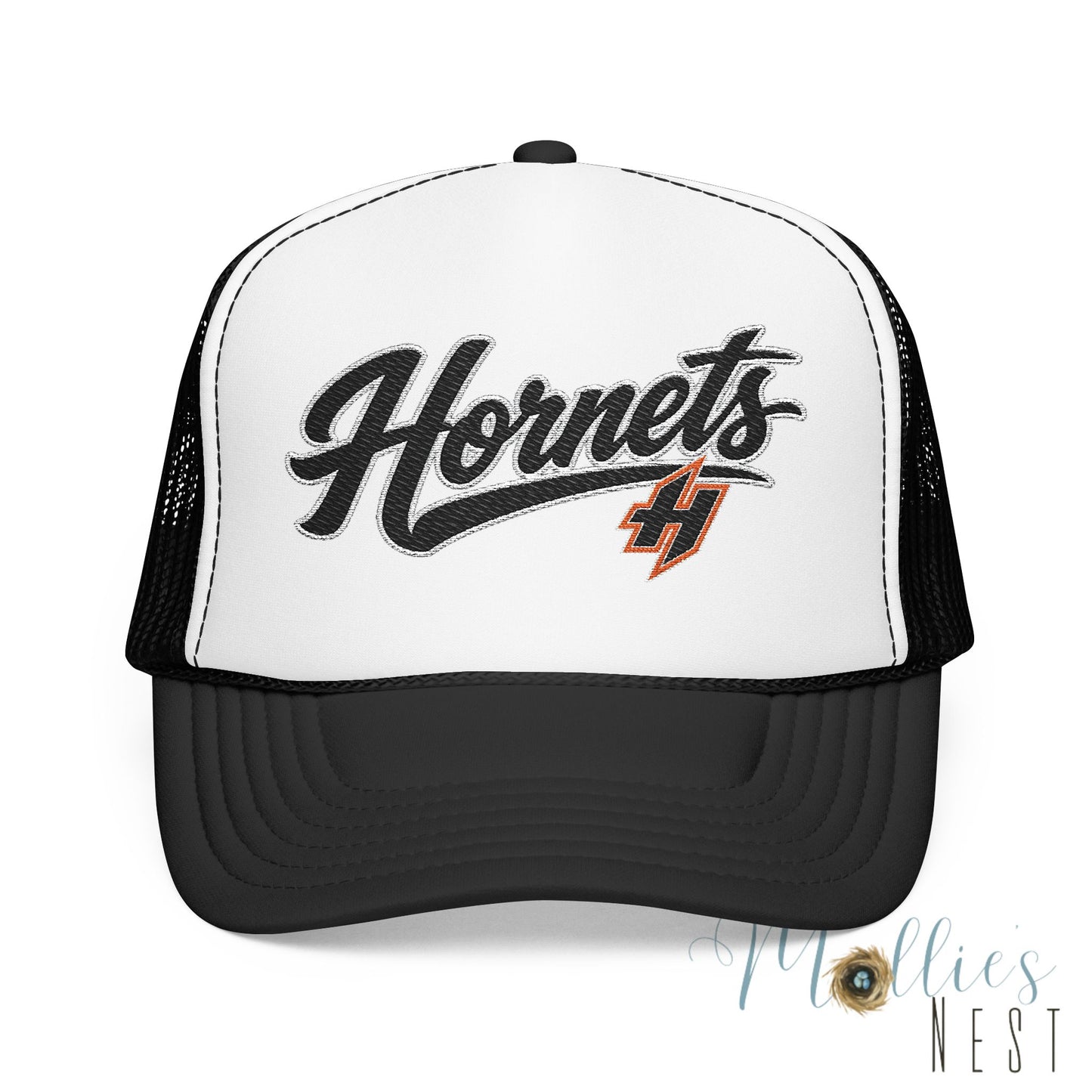 Foam Trucker Hat. Harrisburg Hornets with "H" logo.
