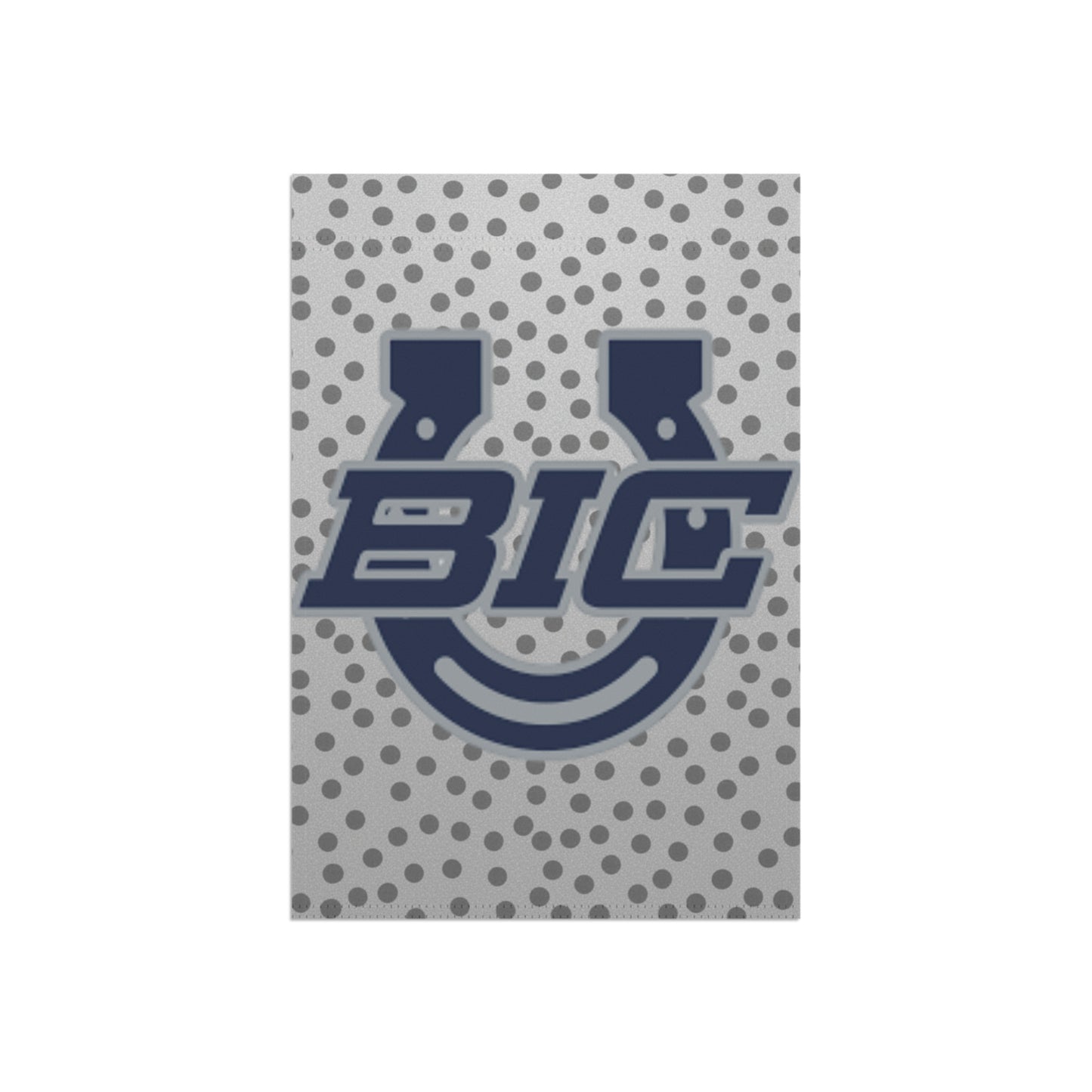 Yard Flag – Polka Dot 'BIC' Team Logo Mustangs