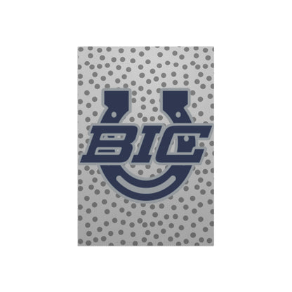 Yard Flag – Polka Dot 'BIC' Team Logo Mustangs