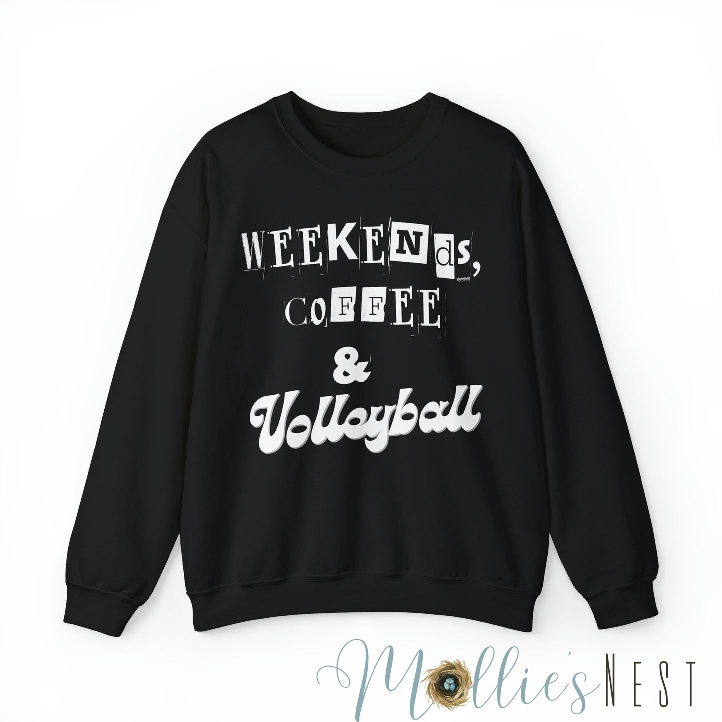 Volleyball Unisex Heavy Blend™ Crewneck Sweatshirt