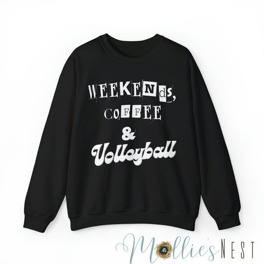 Volleyball Unisex Heavy Blend™ Crewneck Sweatshirt