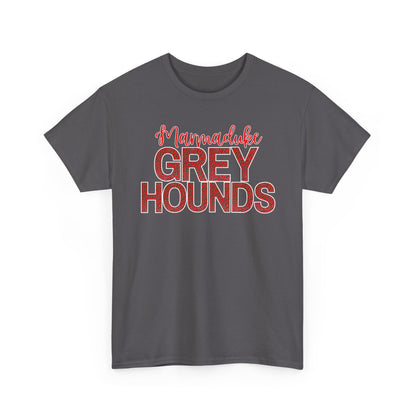 Marmaduke Greyhounds Tee. Red/Black/White