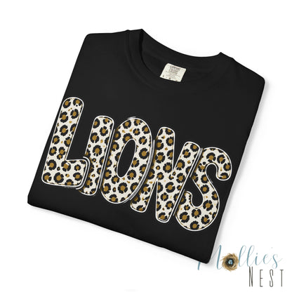 LIONS Leopard Stacked Graphic T-Shirt - ADULT