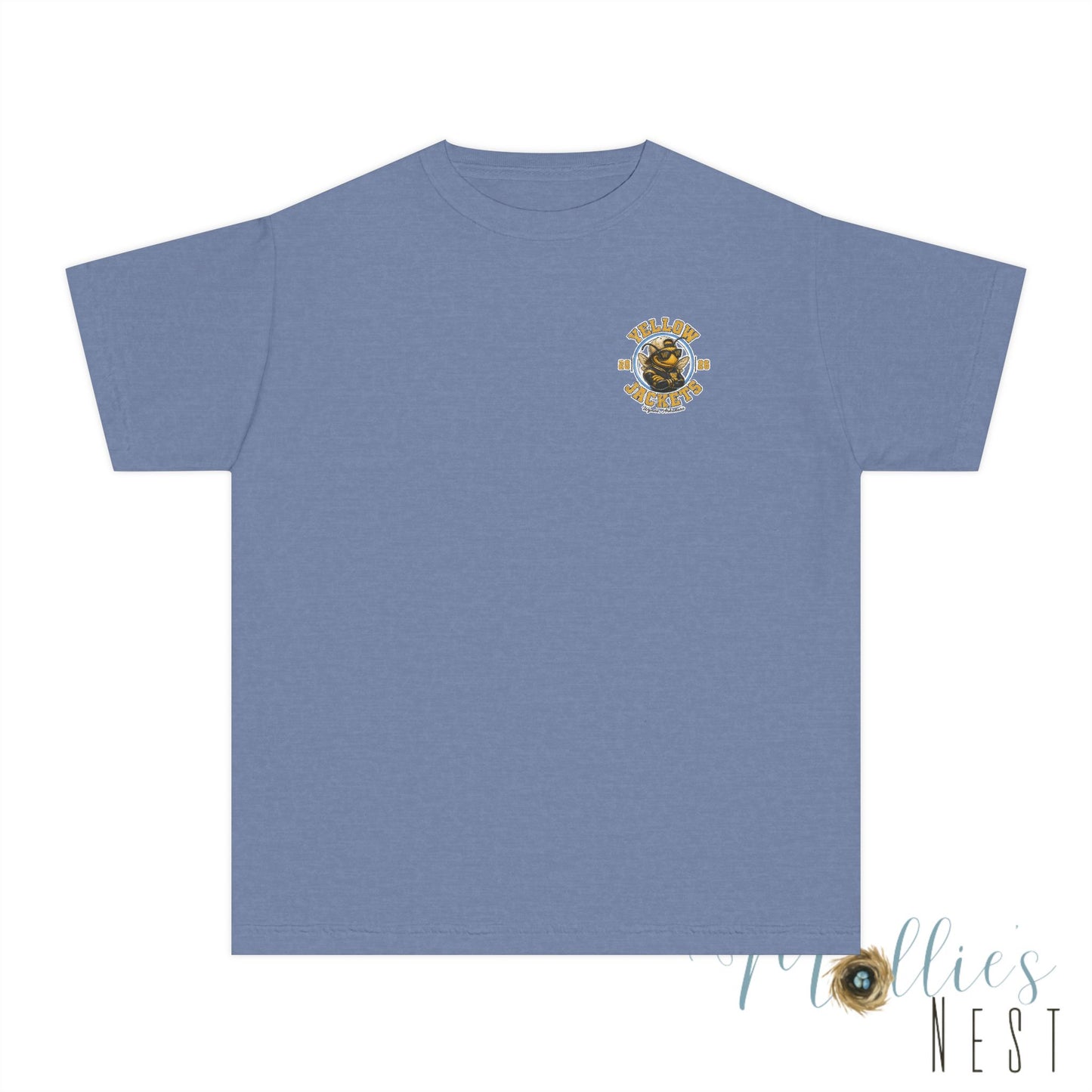 YOUTH.  Yellow Jackets. Wynne Mascot T-Shirt —(2026)