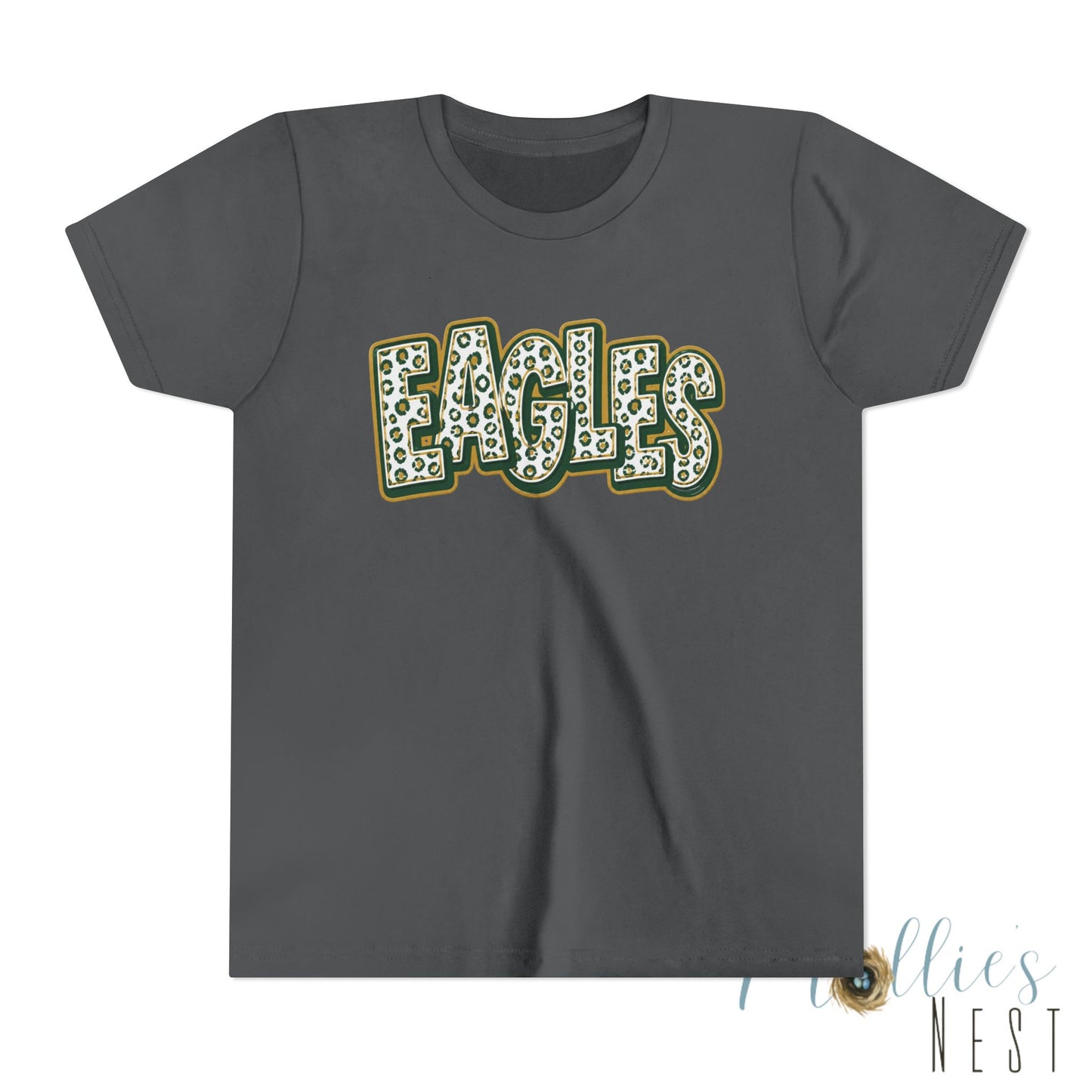 YOUTH GCT, Eagles Tee — Leopard Stacked