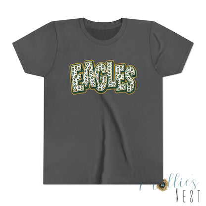 YOUTH GCT, Eagles Tee — Leopard Stacked