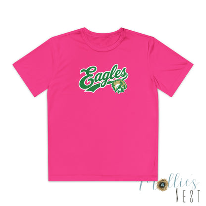 GCT Eagles Youth Drifit — Script Logo Team Shirt