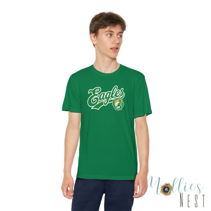GCT Eagles Youth Drifit — Script Logo Team Shirt