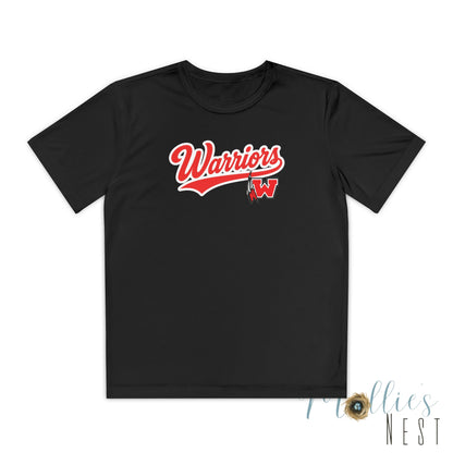Westside. Warriors Youth Drifit — Script Logo Team Shirt
