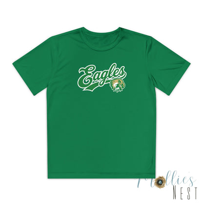 GCT Eagles Youth Drifit — Script Logo Team Shirt