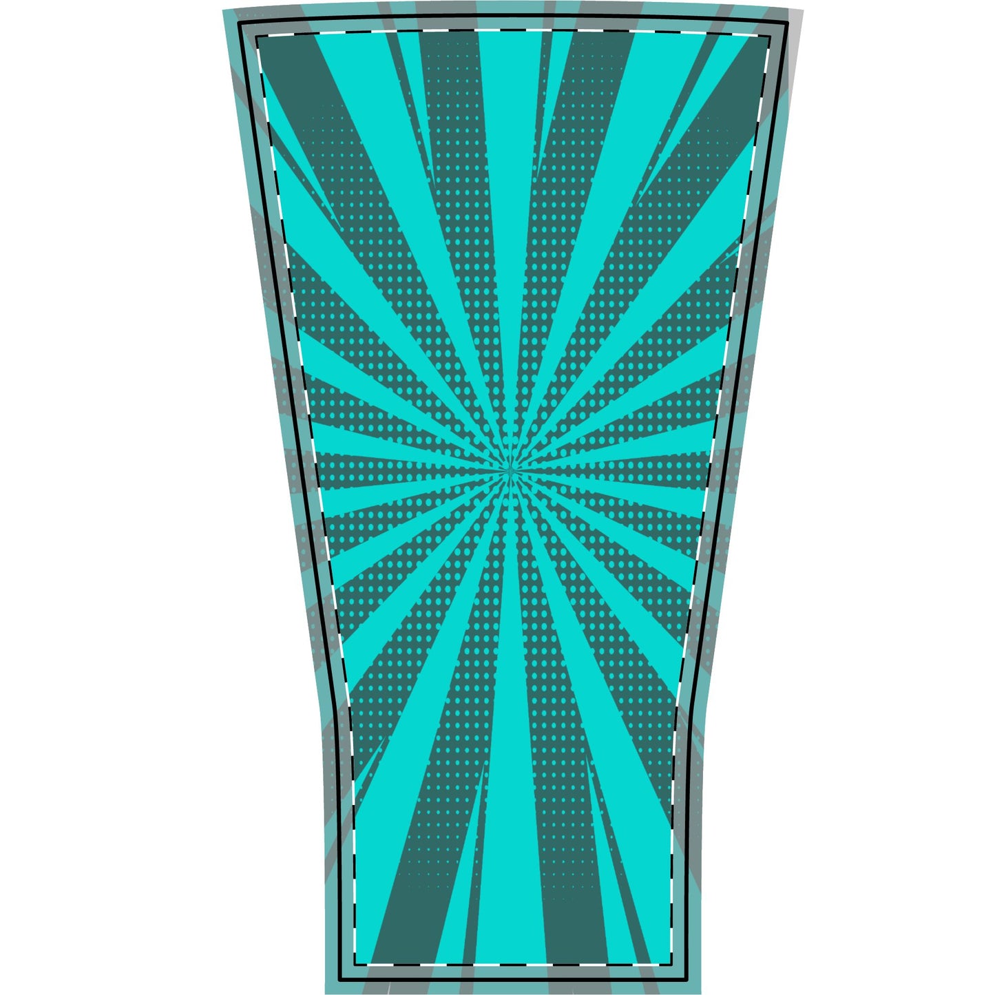 Protos Teal Arm Sleeve — Pattern Compression Sleeve