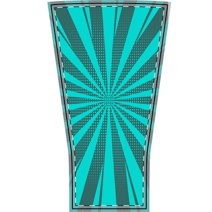 Protos Teal Arm Sleeve — Pattern Compression Sleeve