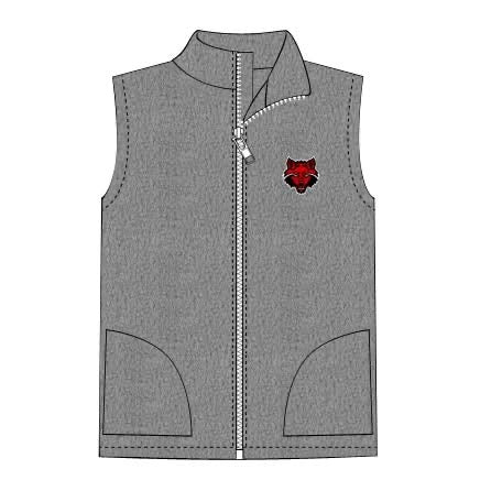 Red Wolves Fleece Vest