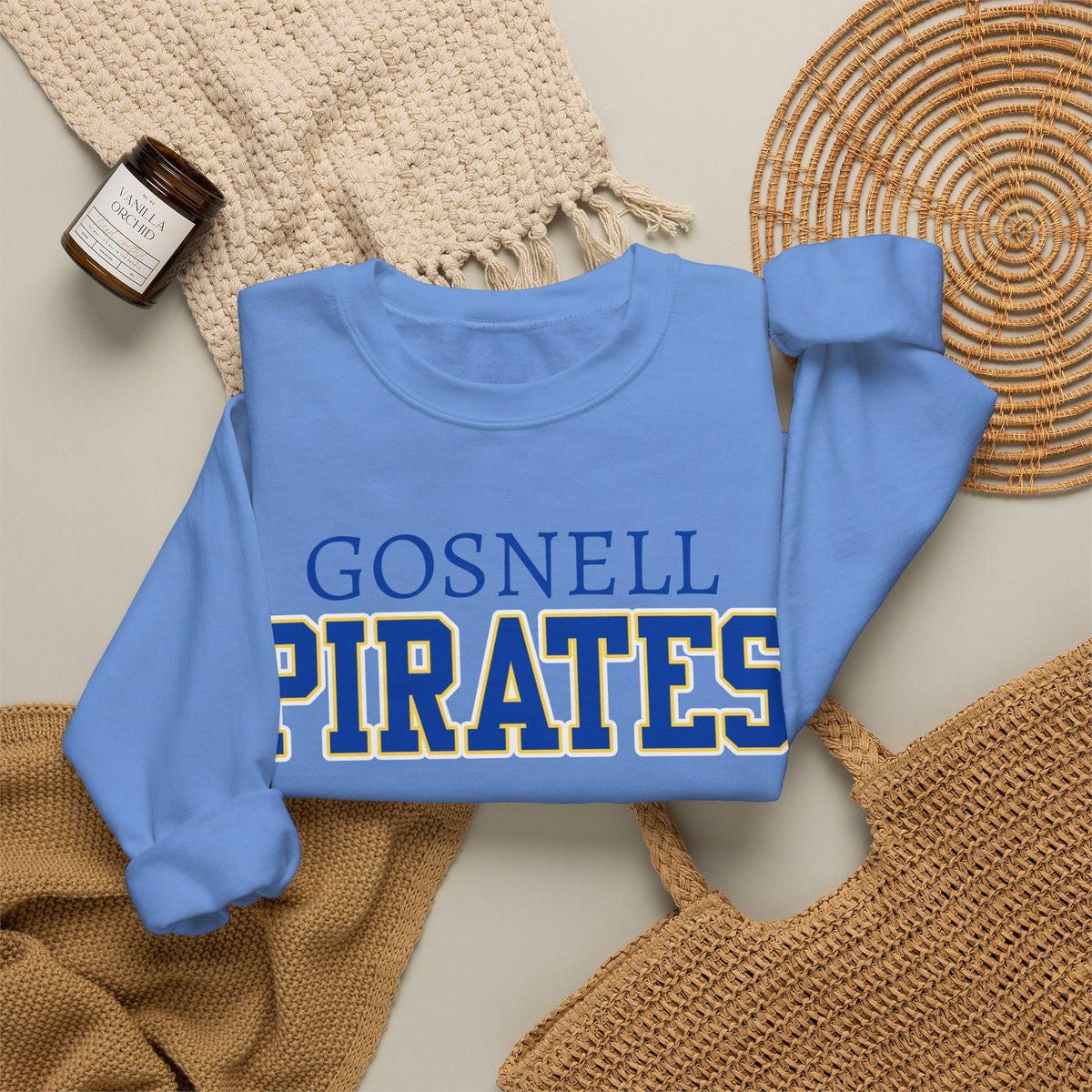 ADULT. Gosnell Pirates Crewneck Sweatshirt
