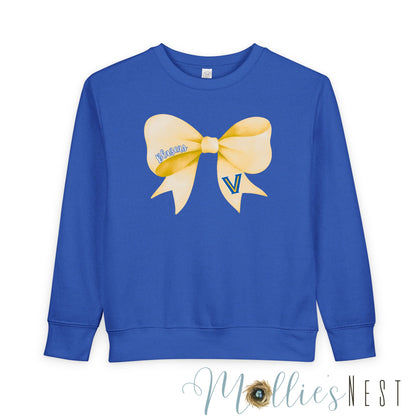 TODDLER. Valley View Bow Sweatshirt
