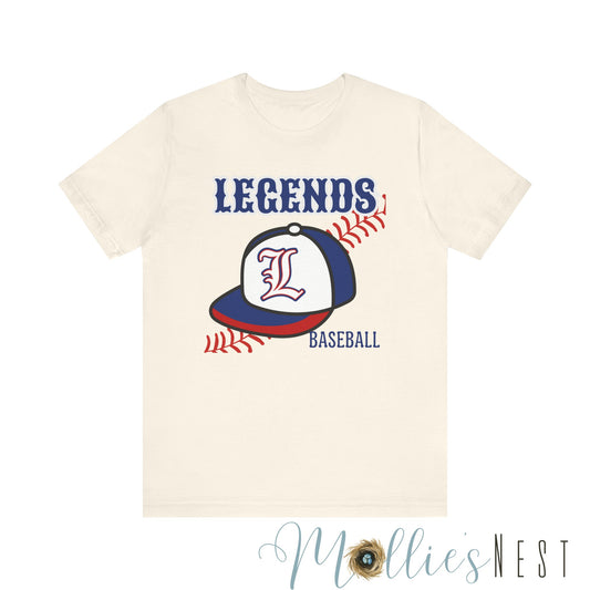 Legends. Unisex Jersey Short Sleeve Tee