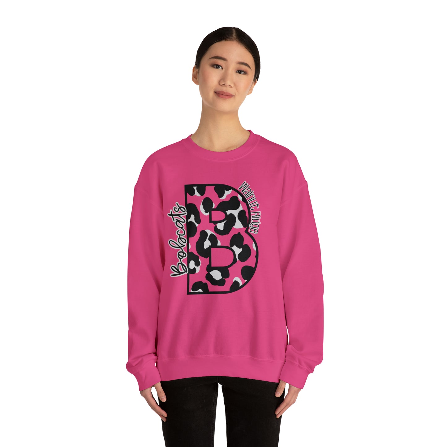 Bobcats Leopard Heavy Blend™ Crewneck Sweatshirt