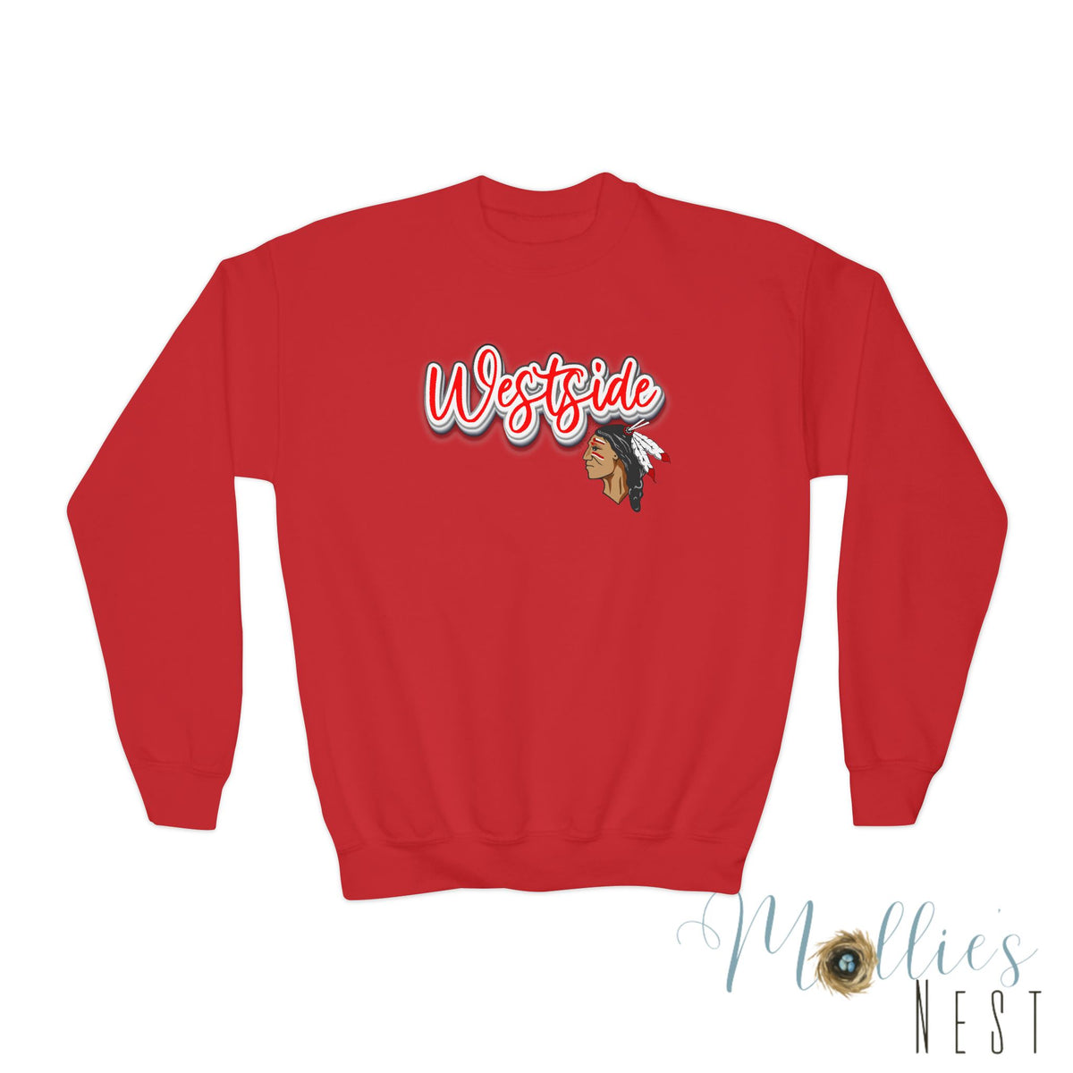 Youth Westside Warriors Logo Crewneck Sweatshirt