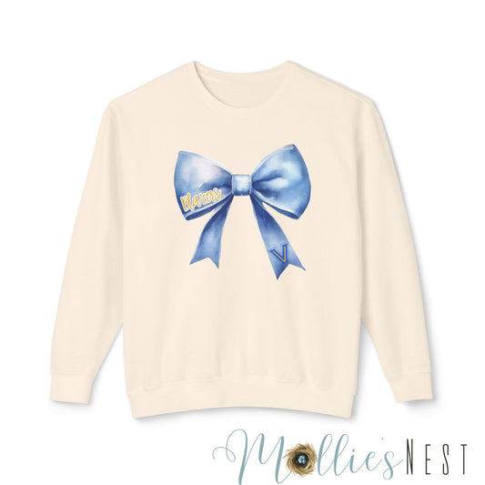 Blazers Bow Lightweight Crewneck Sweatshirt