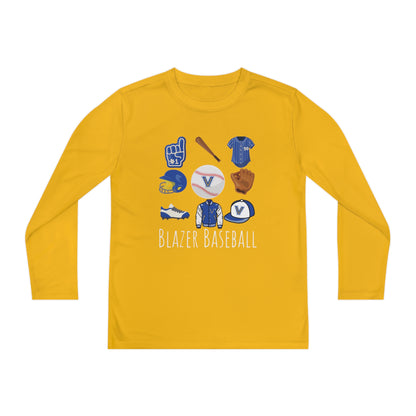 Blazer Baseball Youth Long Sleeve Competitor Tee