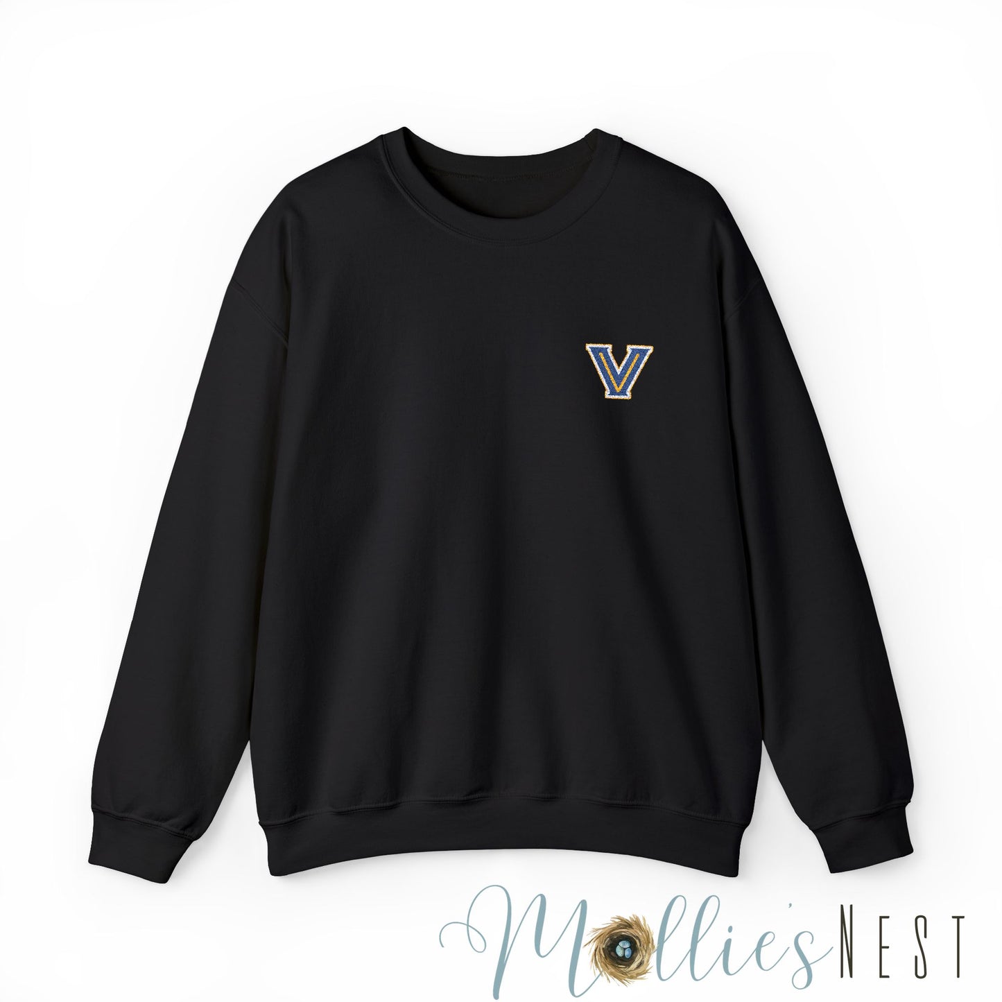 EMBROIDERED Valley View Logo. Unisex Heavy Blend™ Crewneck Sweatshirt
