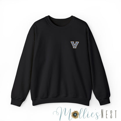 EMBROIDERED Valley View Logo. Unisex Heavy Blend™ Crewneck Sweatshirt