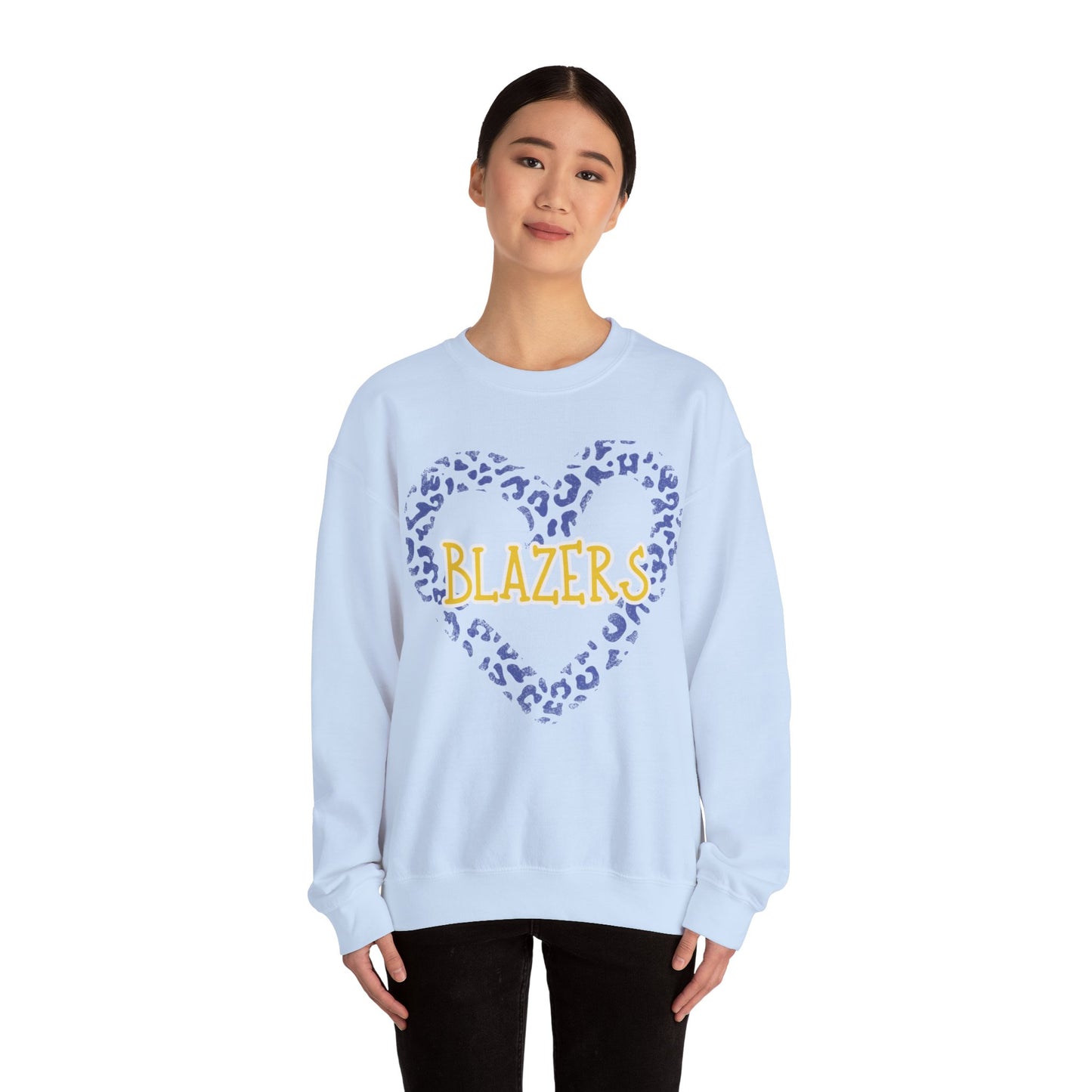 Blazer Heart Heavy Blend™ Crewneck Sweatshirt