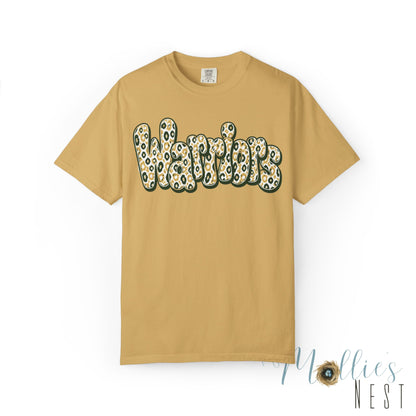 Warriors Leopard Script T-Shirt