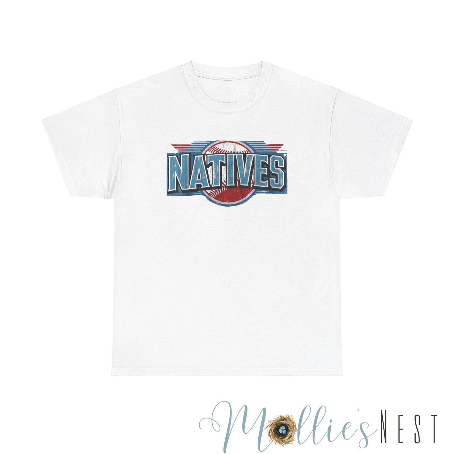 Natives Baseball Heavy Cotton Tee. NATIVES 25