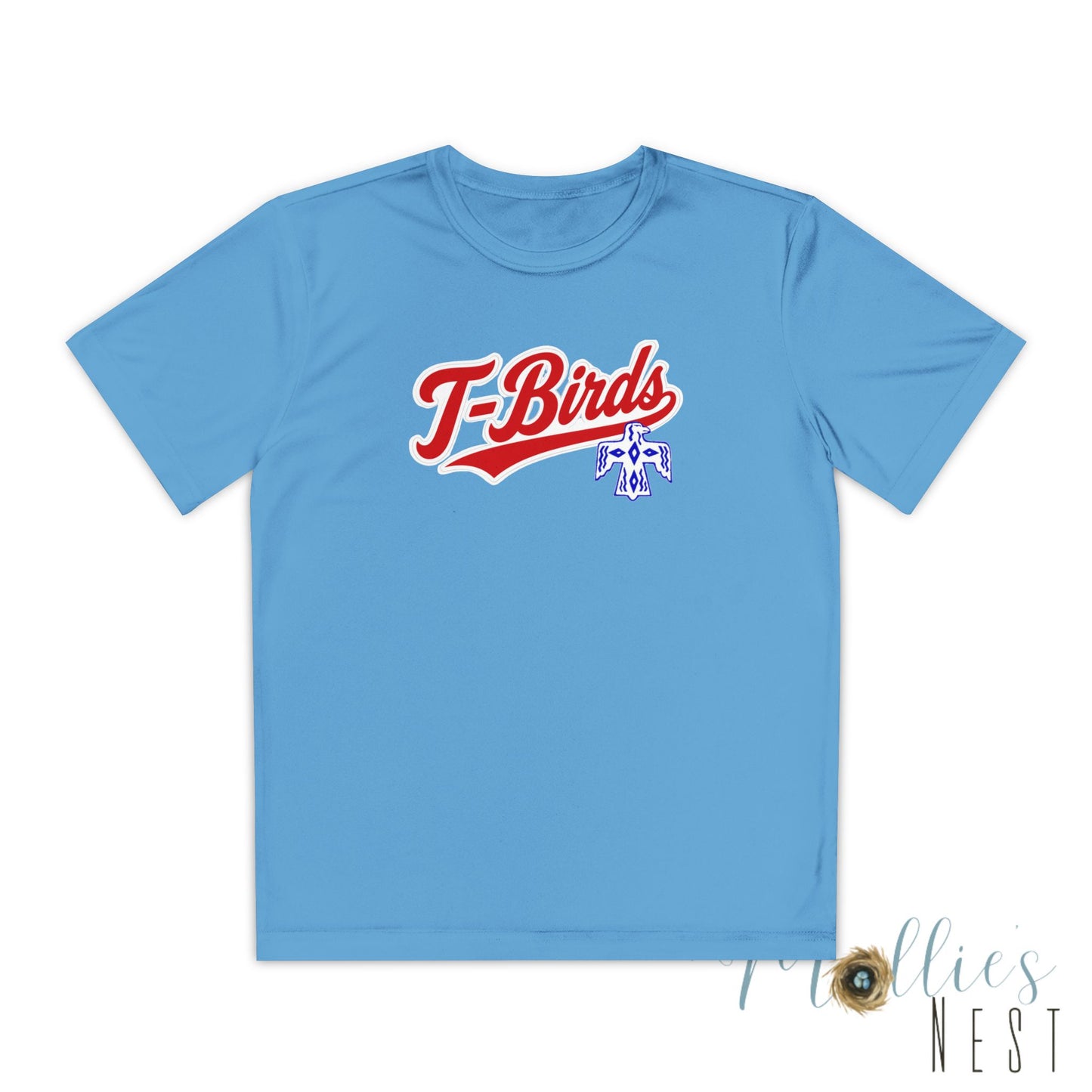 DeSoto. Thunderbirds Youth Drifit — Script Logo Team Shirt