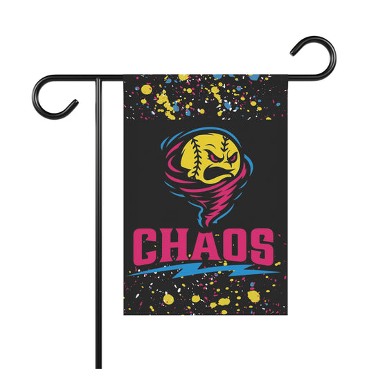 Chaos Softball Garden Flag - Sports Yard Banner