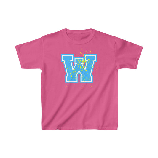 W Splatter. Kids Heavy Cotton™ Tee