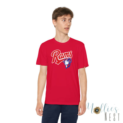 RAMS Youth Drifit — Paragould Rams Script Logo Team Shirt