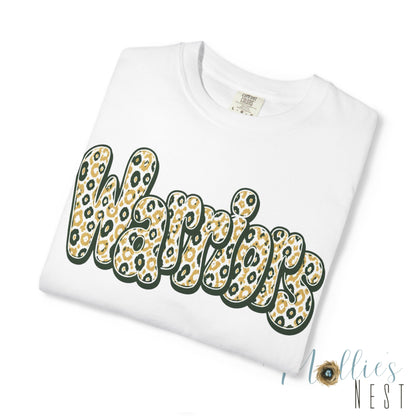 Warriors Leopard Script T-Shirt