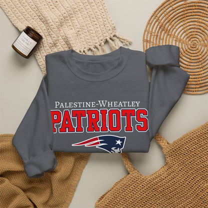 ADULT. Palestine-Wheatley Patriots Crewneck Sweatshirt