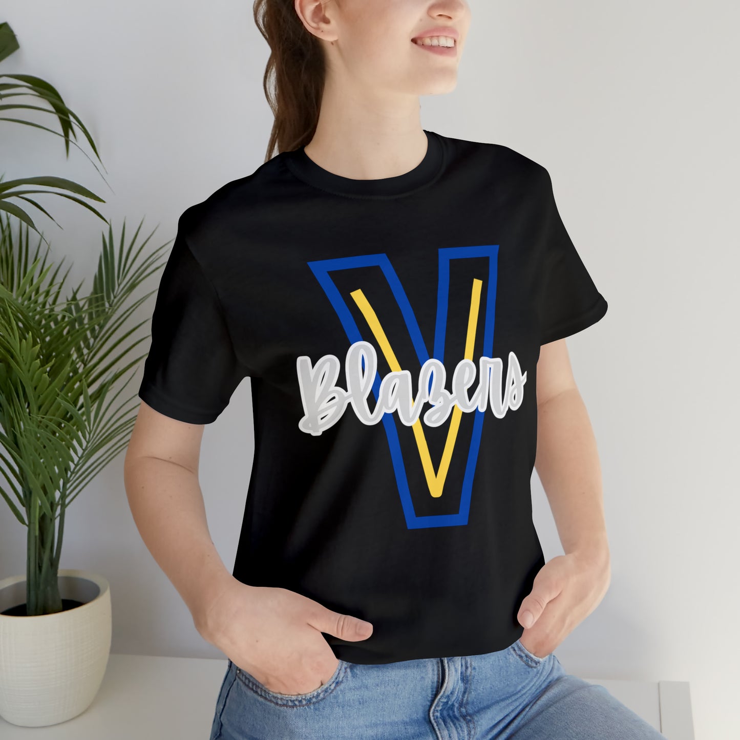 Valley View V Blazers Unisex Jersey Short Sleeve Tee