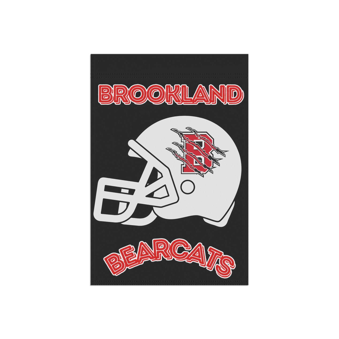 Brookland. Football Helmet Garden & House Banner