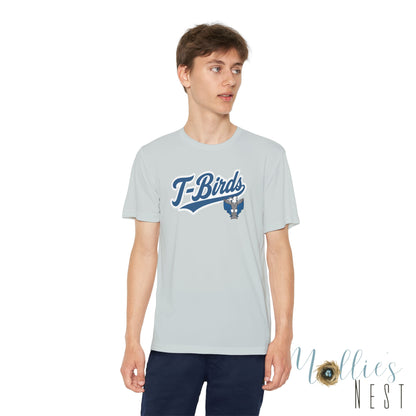 Cross County. Thunderbirds Youth Drifit — Script Logo Team Shirt