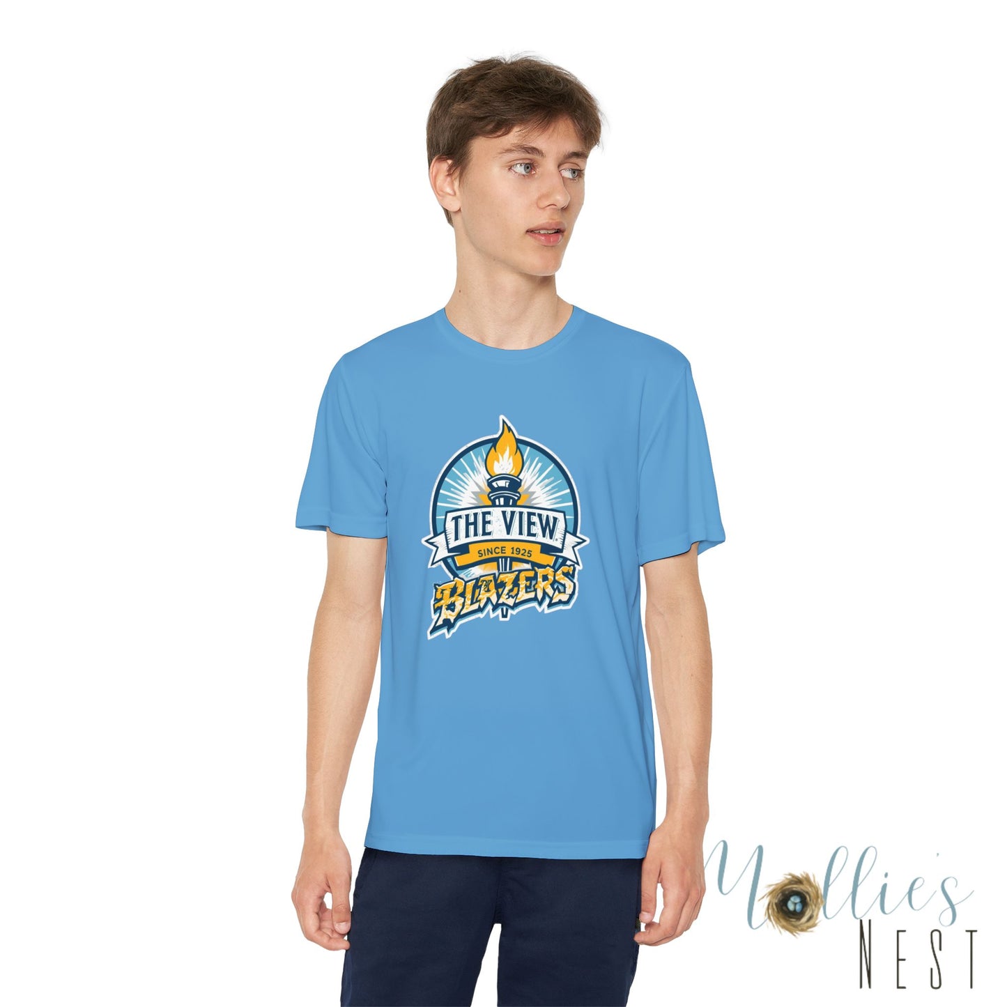 Youth Competitor Tee — 'The View' Blazers Logo Shirt