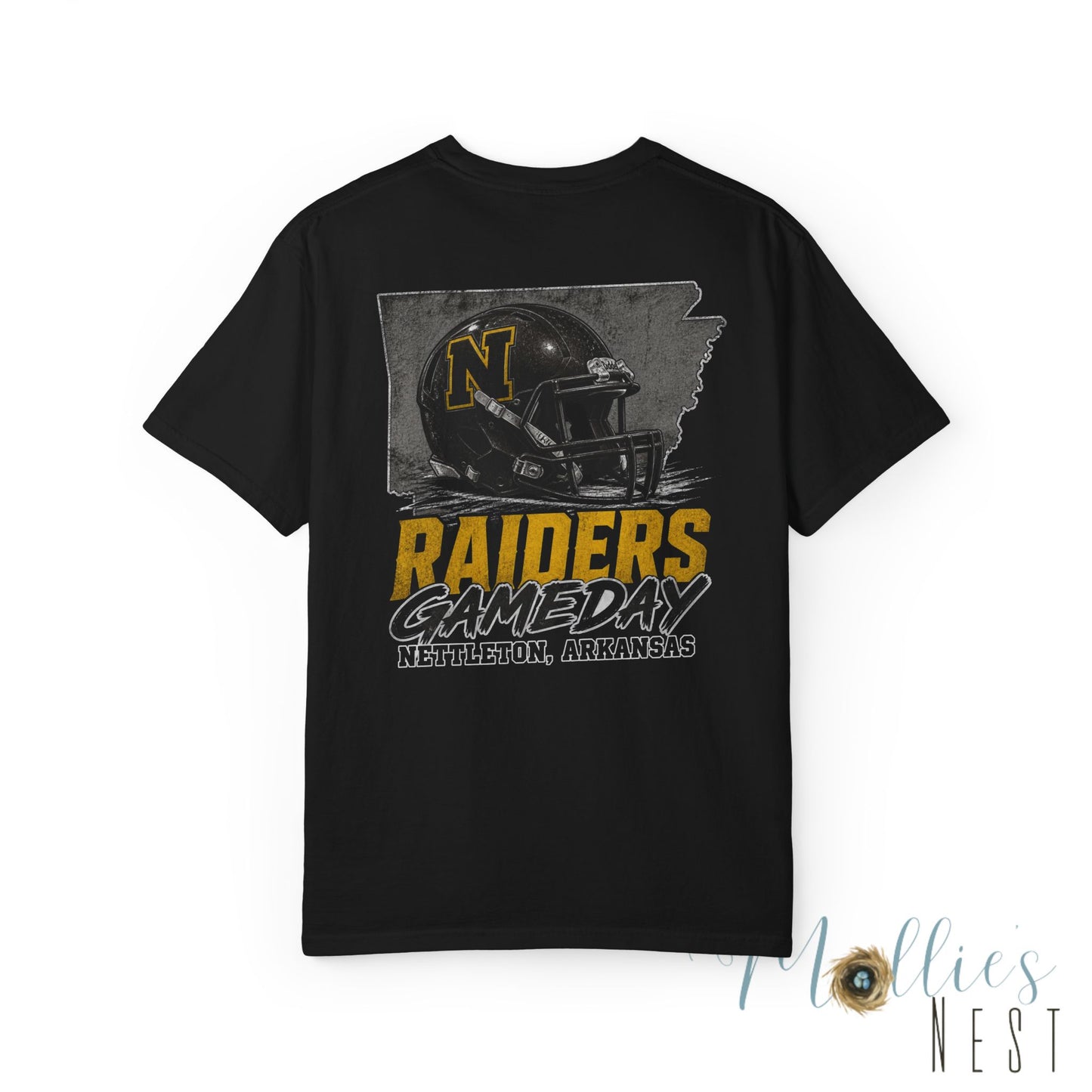 Raiders Gameday T-Shirt — Nettleton Arkansas Football Helmet Graphic Tee