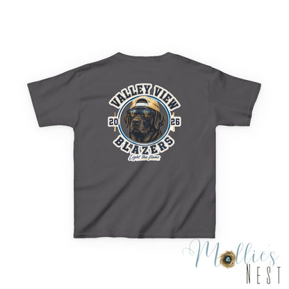 YOUTH.  Valley View Blazers Black Lab 2026 T-Shirt — Vintage Tee (2026)