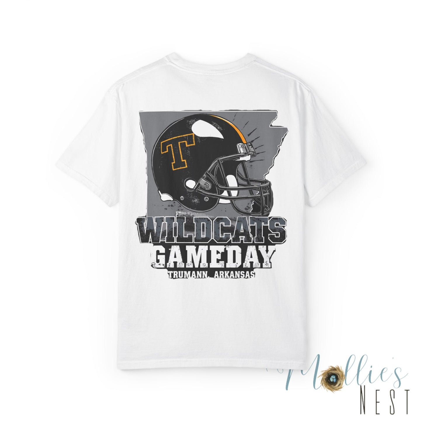 Trumann Wildcats Gameday Football T-Shirt — Arkansas Helmet Tee