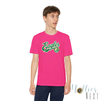 GCT Eagles Youth Drifit — Script Logo Team Shirt