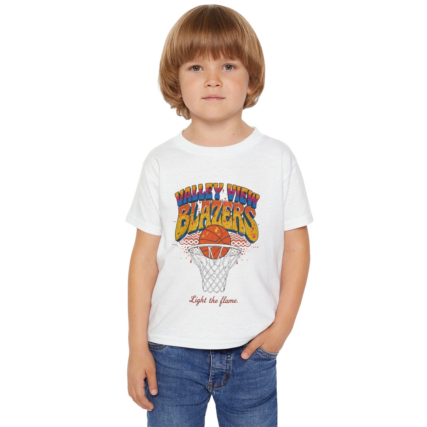 Toddler. Retro Valley View Basketball