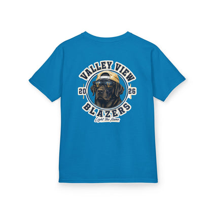 YOUTH.  Valley View Blazers Black Lab 2026 T-Shirt — Vintage Tee (2026)