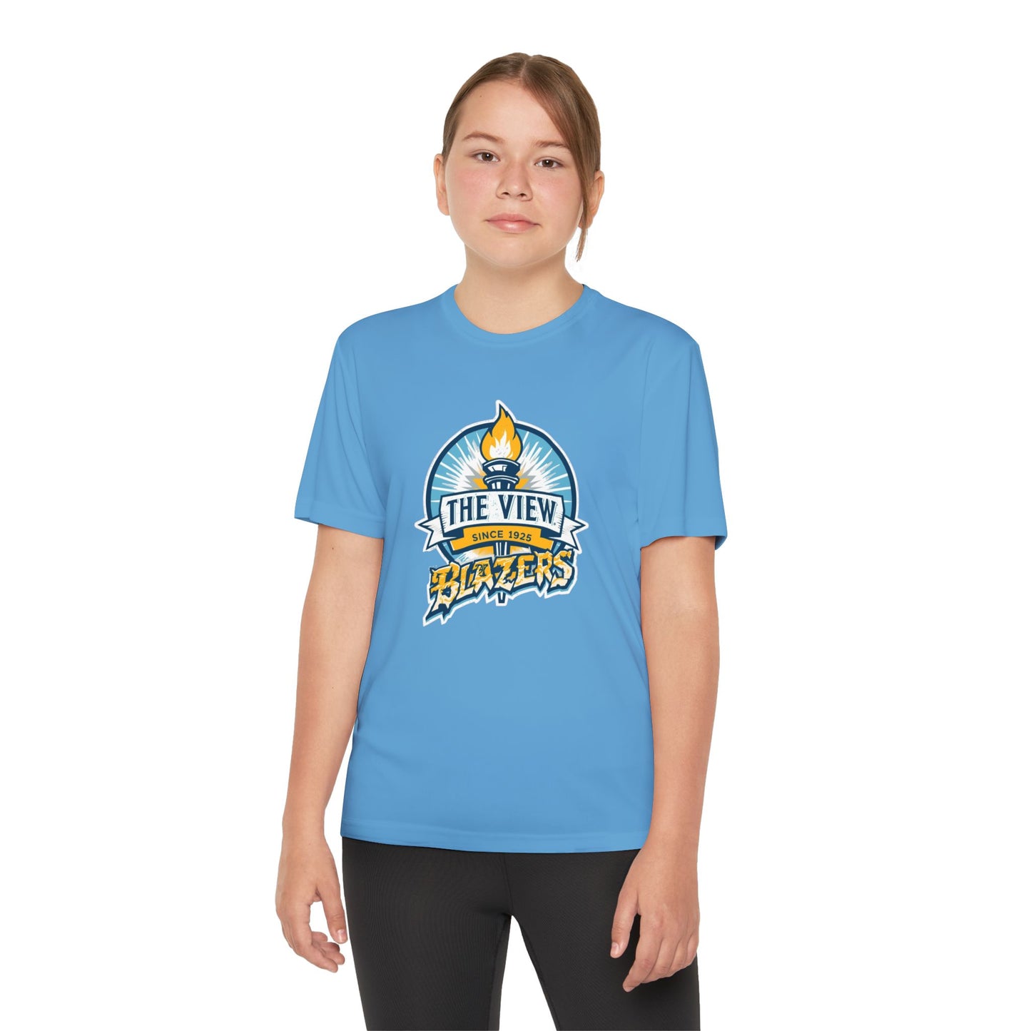 Youth Competitor Tee — 'The View' Blazers Logo Shirt