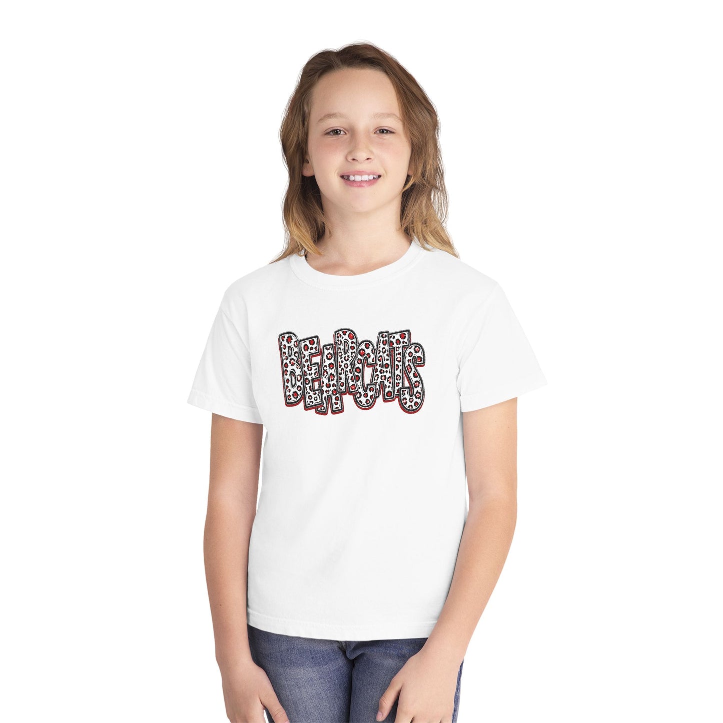 Youth Brookland Bearcats. Leopard Stacked